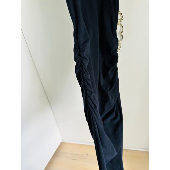 Michael Stars Demi ruched Tank DressClassic Fitted Dress black Size Medium - Picture 5 of 8